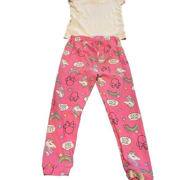 Disney Minnie Mouse Short Sleeve & Pants Set of 2 Toddler Girl Pajama Sets - Picture 7 of 16